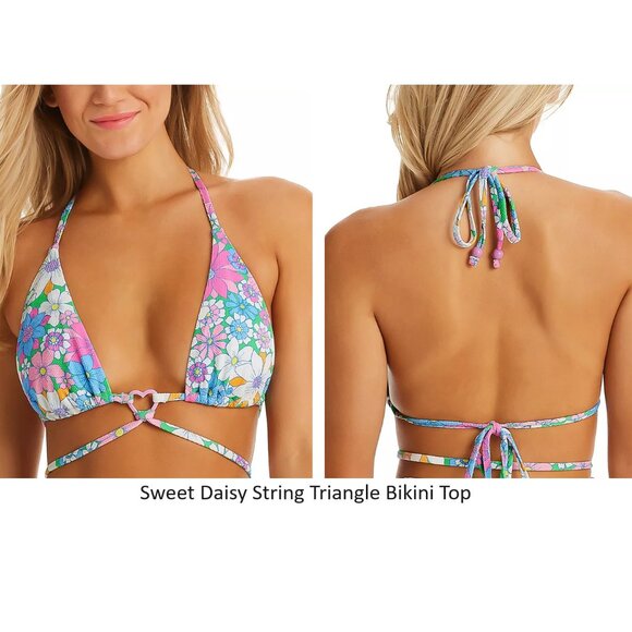 NWT Jessica Simpson Women's Bikini Bralette Halter Tops Size S-XL $50 12HL866 - Picture 10 of 10